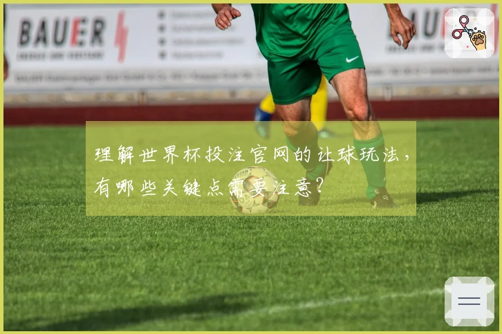 理解世界杯投注官网的让球玩法，有哪些关键点需要注意？
